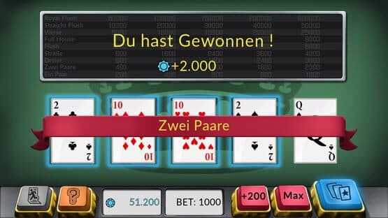 Four Kings: Video Poker — screenshot 2