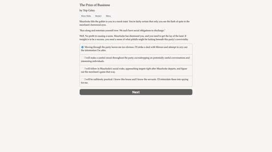 Faerie's Bargain: The Price of Business — screenshot 1