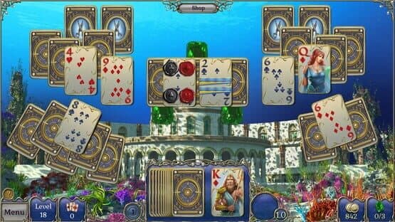 Jewel Match Atlantis Solitaire 2: Collector's Edition — screenshot 1