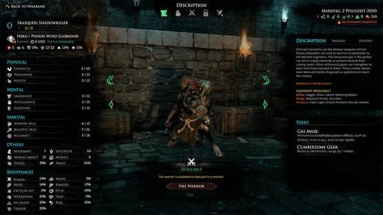 Mordheim: City of the Damned - The Poison Wind Globadier — screenshot 2