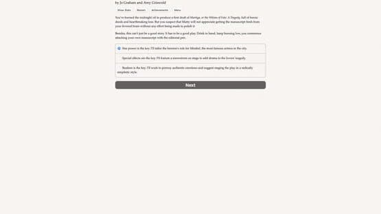 The Play's the Thing — screenshot 1