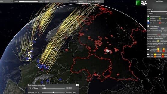 Nuclear War Simulator — screenshot 1