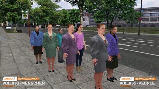 OMSI 2: Downloadpack Vol.8 - KI-Menschen — screenshot 1