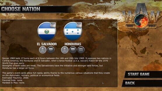Wars Across the World: Soccer 1969 — screenshot 1