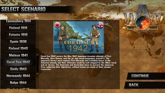 Wars Across the World: Coral Sea 1942 — screenshot 1