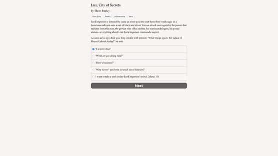 Lux, City of Secrets — screenshot 2