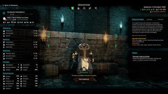 Mordheim: City of the Damned - Wolf-Priest of Ulric — screenshot 2