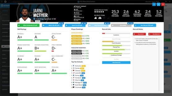 Draft Day Sports: College Basketball 2021 — screenshot 2