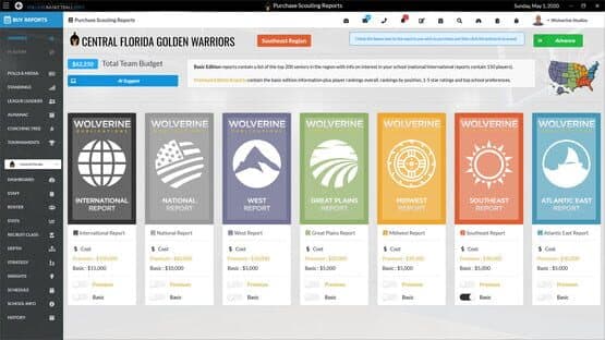 Draft Day Sports: College Basketball 2021 — screenshot 3