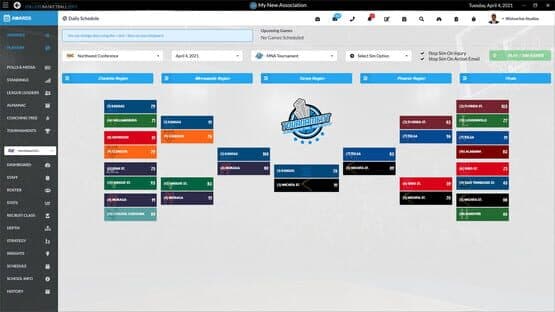 Draft Day Sports: College Basketball 2021 — screenshot 6