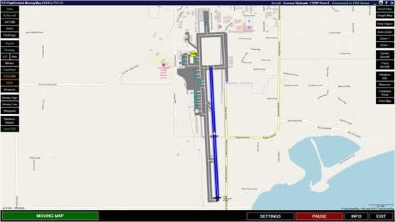 Microsoft Flight Simulator X: Steam Edition - Moving Map — screenshot 1