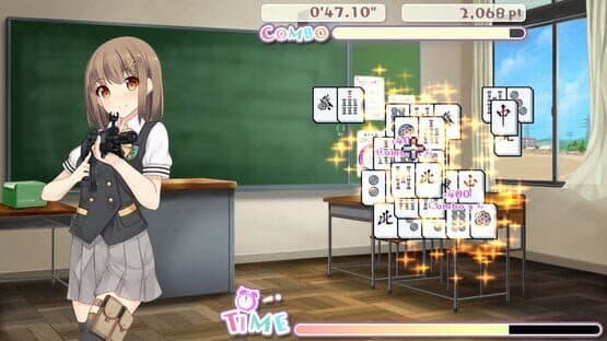 Bishoujo Battle Mahjong Solitaire — screenshot 1