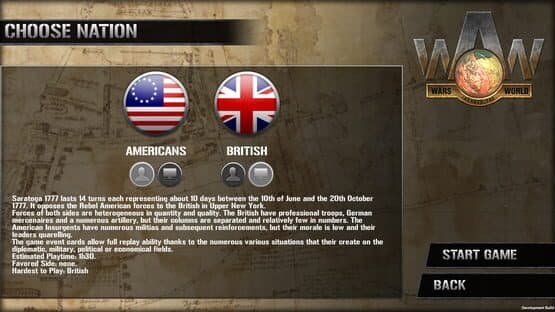Wars Across the World: Saratoga 1777 — screenshot 2