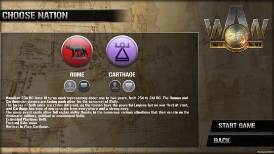 Wars Across the World: Hamilkar 264 — screenshot 2