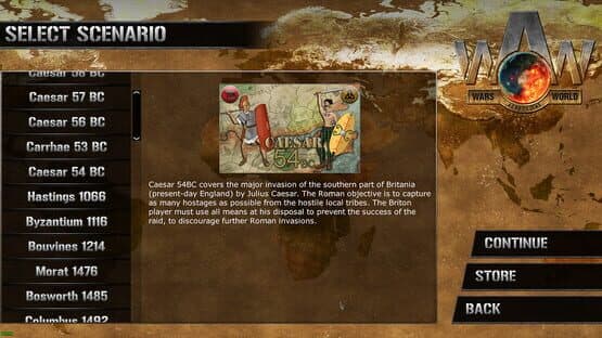 Wars Across the World: Caesar 54 — screenshot 1