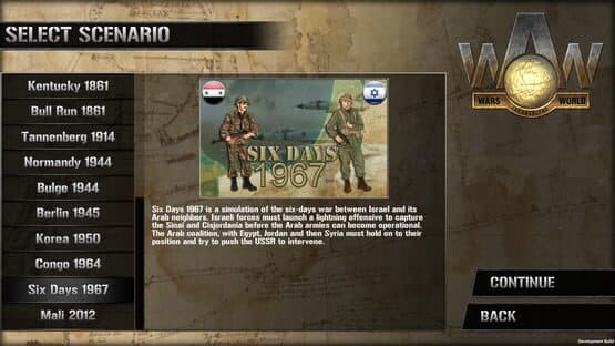 Wars Across the World: Six Days 1967 — screenshot 1