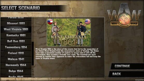 Wars Across the World: West Virginia 1861 — screenshot 1