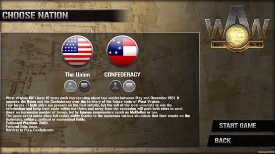 Wars Across the World: West Virginia 1861 — screenshot 2