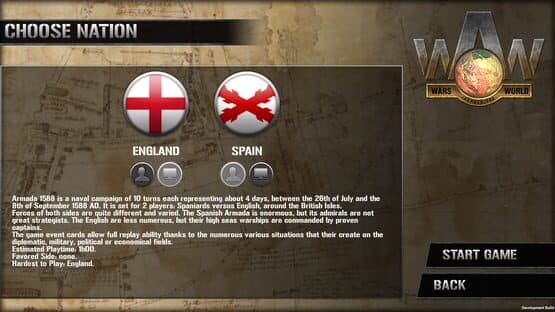 Wars Across the World: Armada 1588 — screenshot 2