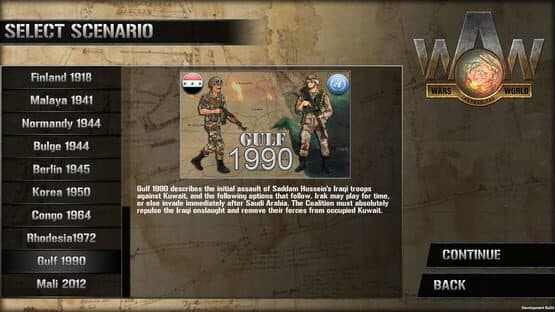 Wars Across the World: Gulf 1990 — screenshot 1