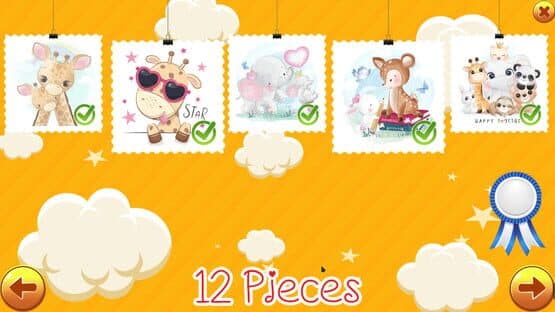 Cute animal jigsaw puzzle — screenshot 1