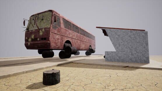 Bus stop in the fog — screenshot 6