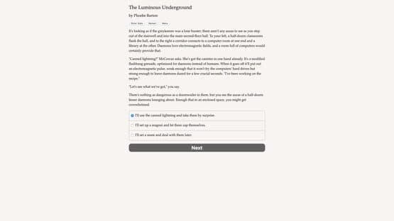 The Luminous Underground — screenshot 1