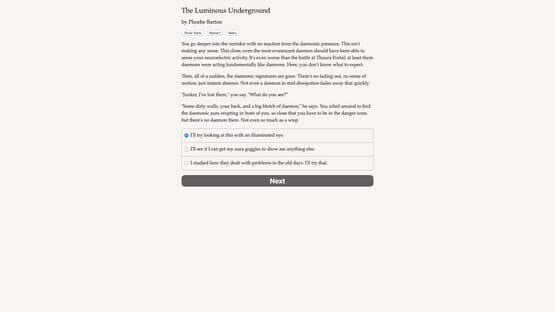 The Luminous Underground — screenshot 2