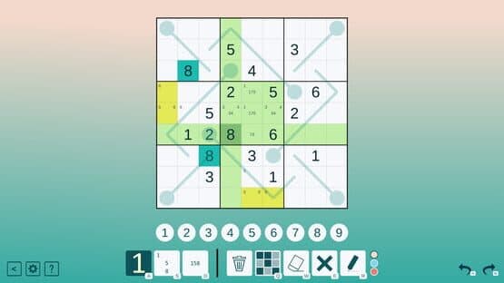 Thermo Sudoku — screenshot 2