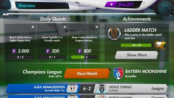 Futuball: Future Football Manager Game — screenshot 4