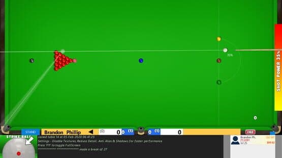Flash Snooker Game — screenshot 3