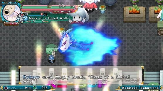 Touhou Genso Wanderer Reloaded: Kokoro Hata — screenshot 5