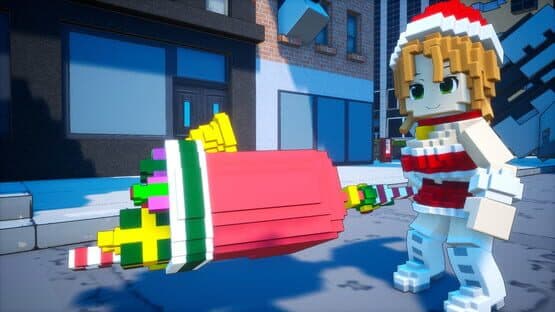 Earth Defense Force: World Brothers - Riho Futaba, Merry Santa Costume — screenshot 1