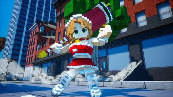 Earth Defense Force: World Brothers - Riho Futaba, Merry Santa Costume — screenshot 2