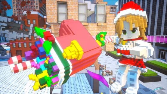 Earth Defense Force: World Brothers - Riho Futaba, Merry Santa Costume — screenshot 4