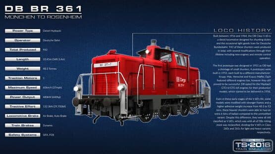 Train Simulator: DB BR 361 Loco Add-On — screenshot 8