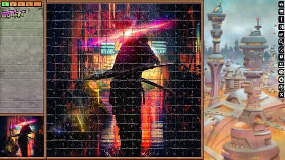 Pixel Puzzles Ultimate: Cyberpunk — screenshot 1