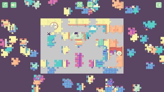 Newton's Life at Home: Pixel Art Jigsaw Puzzle — screenshot 2
