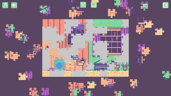 Newton's Life at Home: Pixel Art Jigsaw Puzzle — screenshot 4