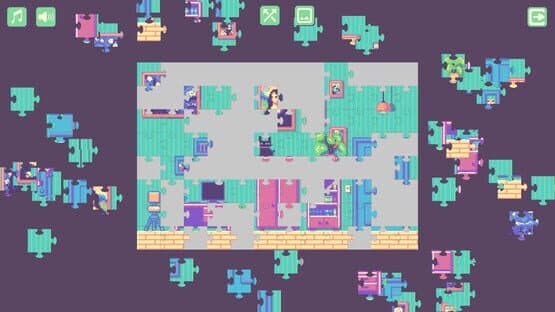 Newton's Life at Home: Pixel Art Jigsaw Puzzle — screenshot 6