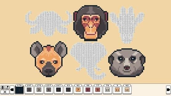 Coloring Pixels: Safari Pack — screenshot 1