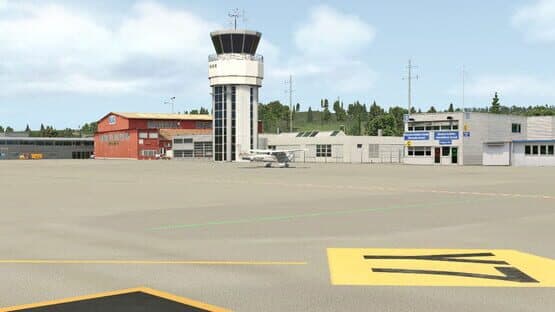 X-Plane 11: FlyLogic Airport Bern-Belp — screenshot 2