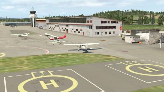 X-Plane 11: FlyLogic Airport Bern-Belp — screenshot 3