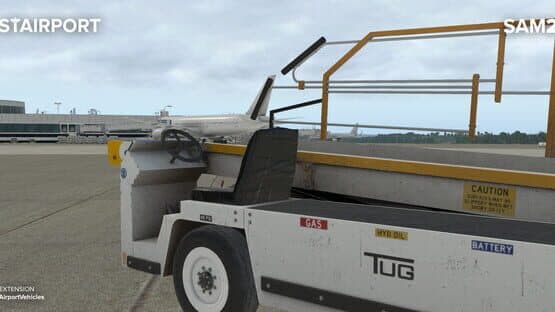 X-Plane 11: SAM Airport Vehicles — screenshot 1