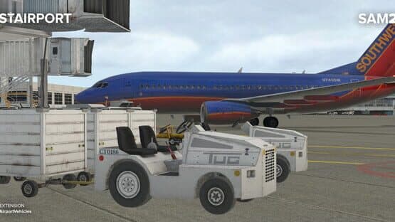 X-Plane 11: SAM Airport Vehicles — screenshot 2