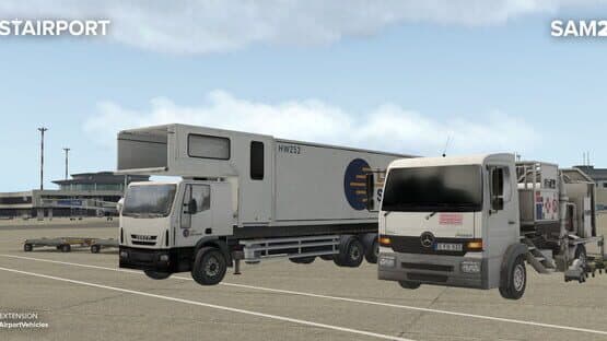 X-Plane 11: SAM Airport Vehicles — screenshot 3