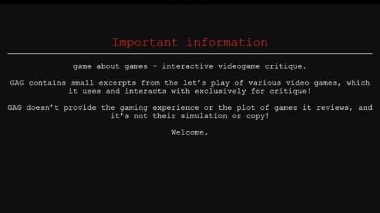 Game About Games — screenshot 1