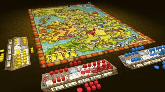 Tabletopia: Hansa Teutonica + Expansions — screenshot 1