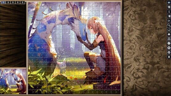 Pixel Puzzles: Illustrations & Anime - Jigsaw Pack: Legendary Beasts — screenshot 1
