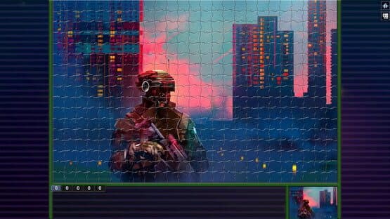 Pixel Puzzles: Illustrations & Anime - Jigsaw Pack: Cyberpunk — screenshot 1